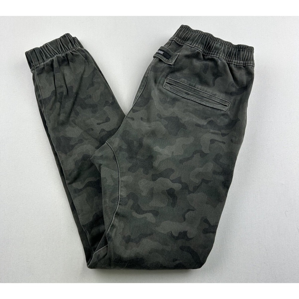 Zanerobe Sureshot Jogger Mens 29x28‎ Camo Drawstring Pants Green